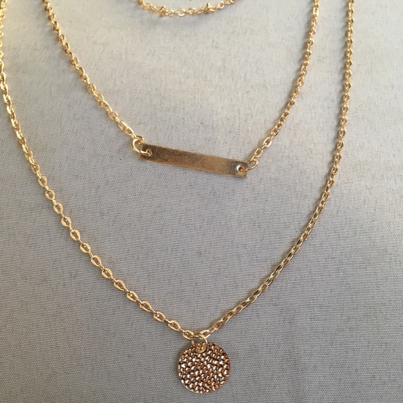 Layer Bar Necklace - Picture 6 of 6